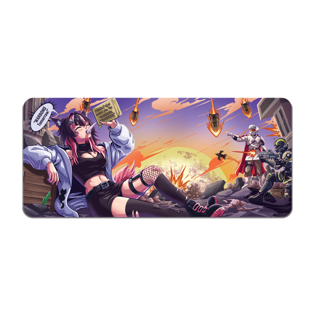Michelle FreeHugs Warbond Tomorrow Deskmat XXL