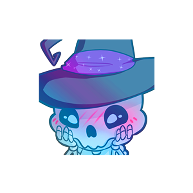 Shellieface's Skellington Blush Sticker