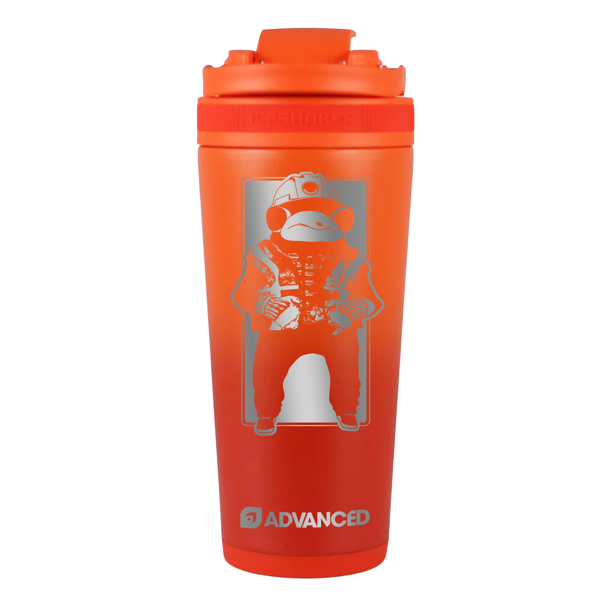Zilverk Custom 26oz Ice Shaker - Orange Color Rush