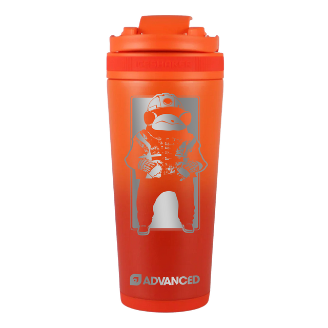 Zilverk Custom 26oz Ice Shaker - Orange Color Rush