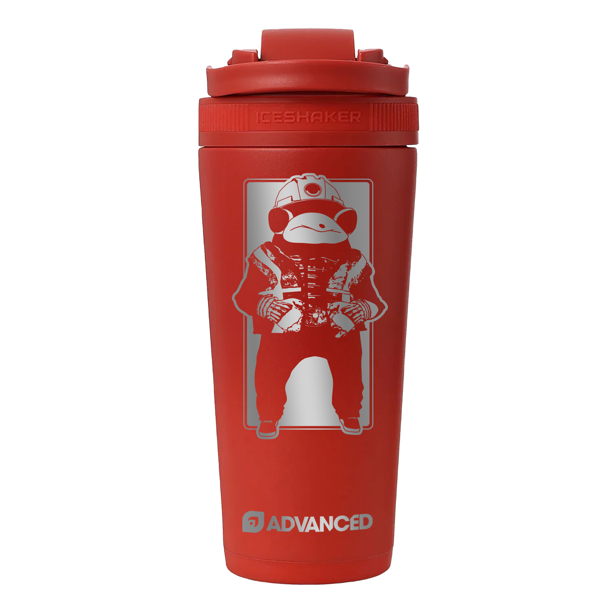 Zilverk Custom 26oz Ice Shaker - Red Color Rush