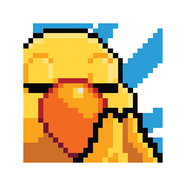 Aki & Fam Chocobo Pray Sticker