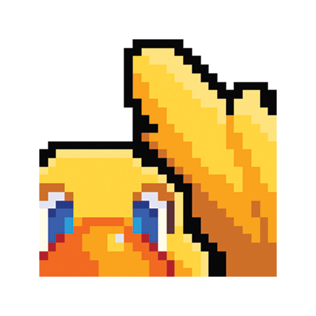 Aki & Fam Chocobo Hi Sticker