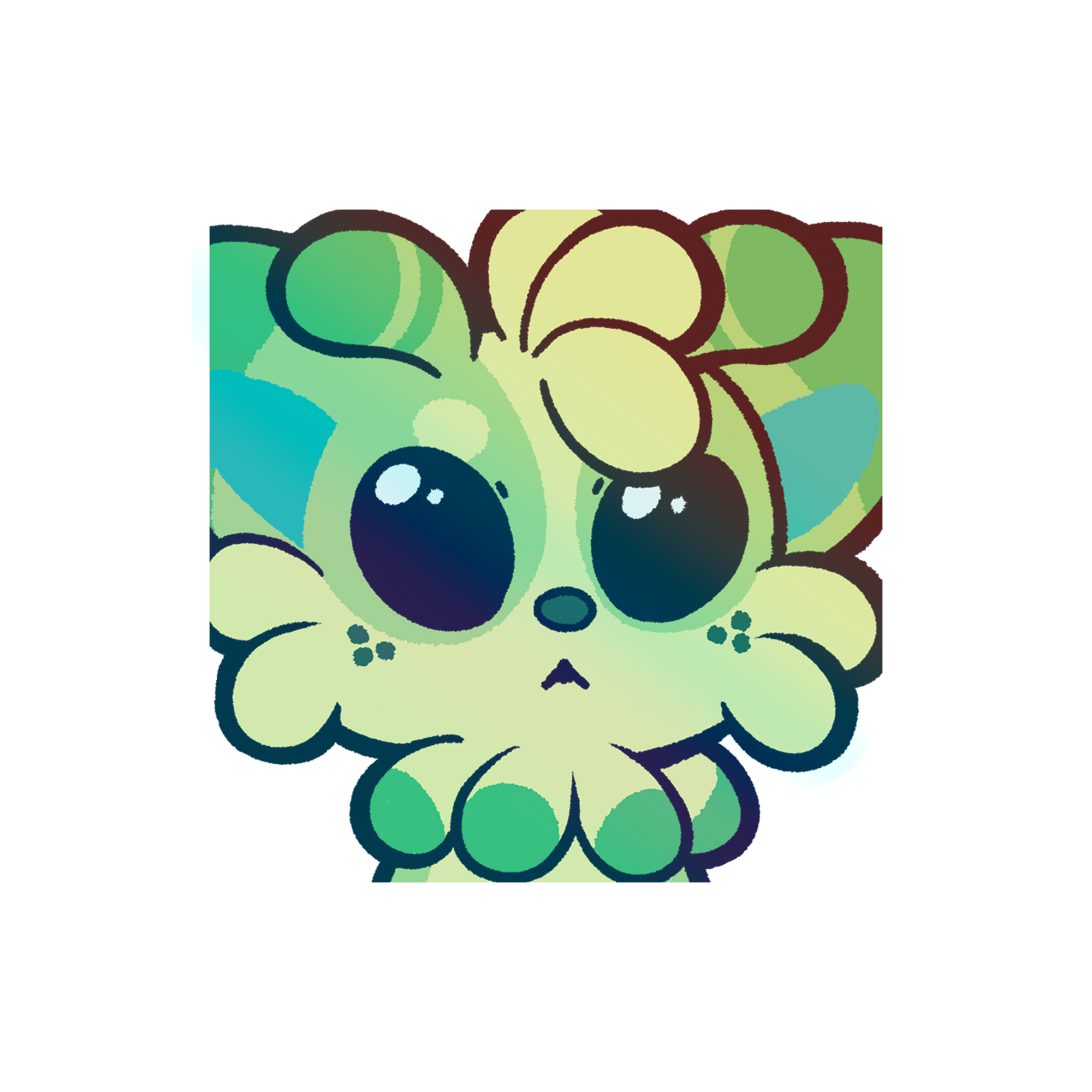 Corgi Alien Sticker