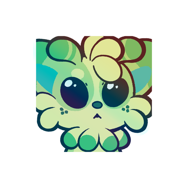 Corgi Alien Sticker