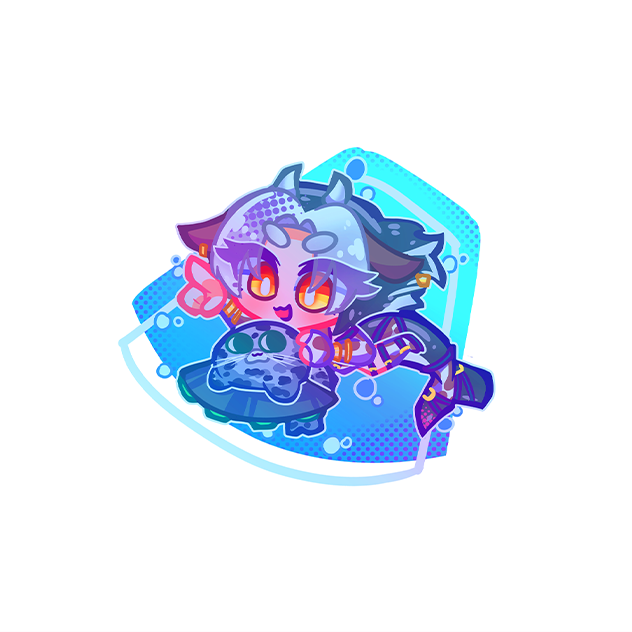 Orca's Space Abduction Sticker