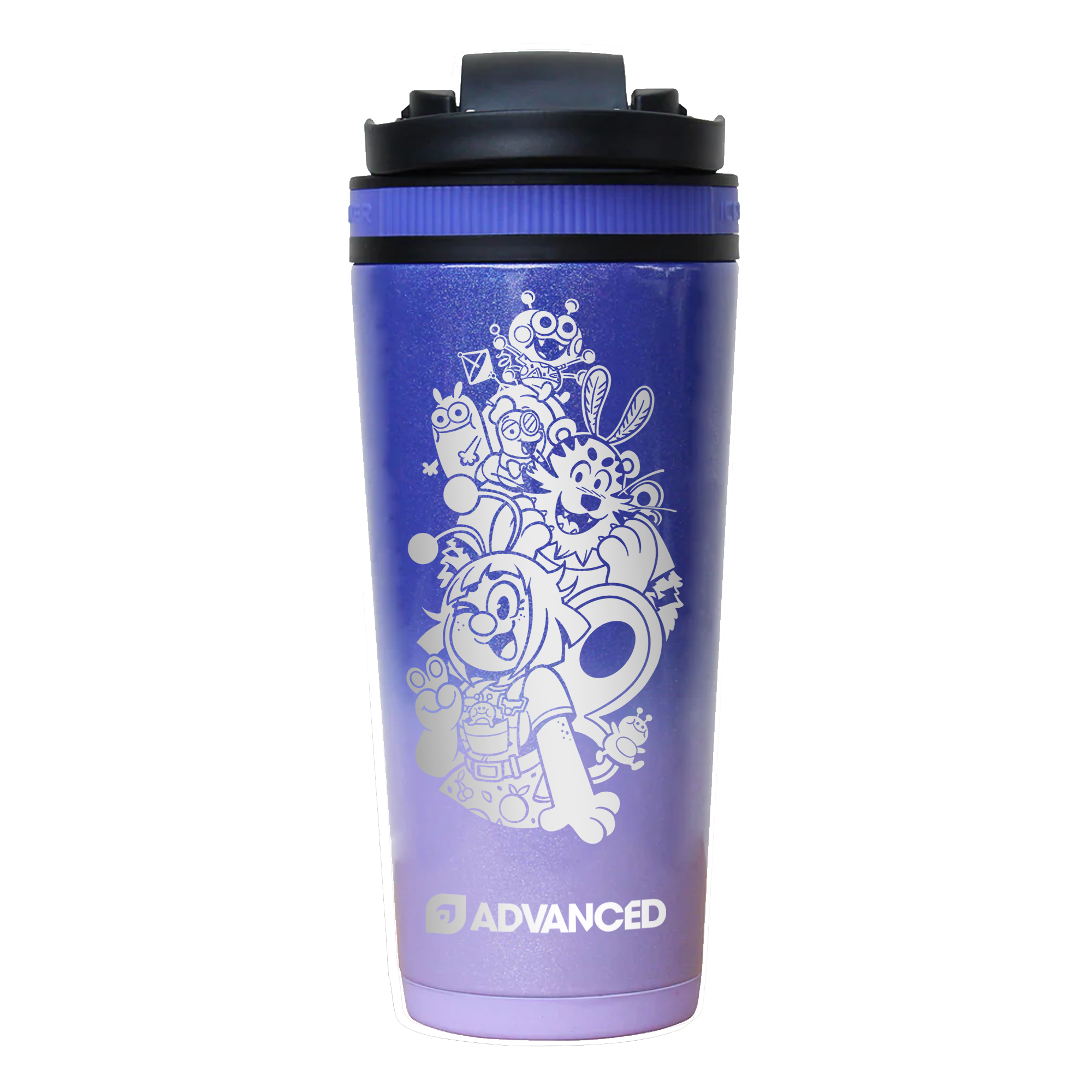 BigNoseBug v1 Custom 26oz Ice Shaker - Lilac Dreaming