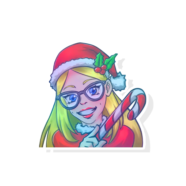 MochaMom's Christmas Santa Sticker