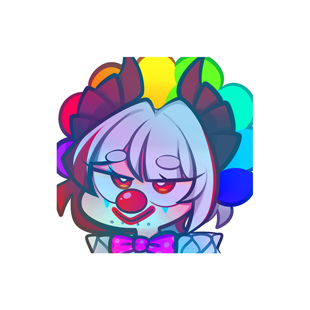 Vexmlk Clown Sticker