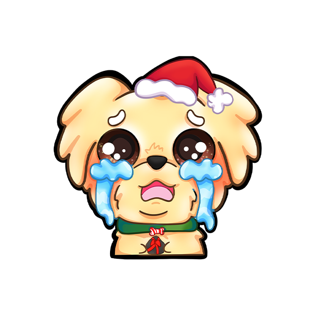 MissRae's Christmas Cry Sticker