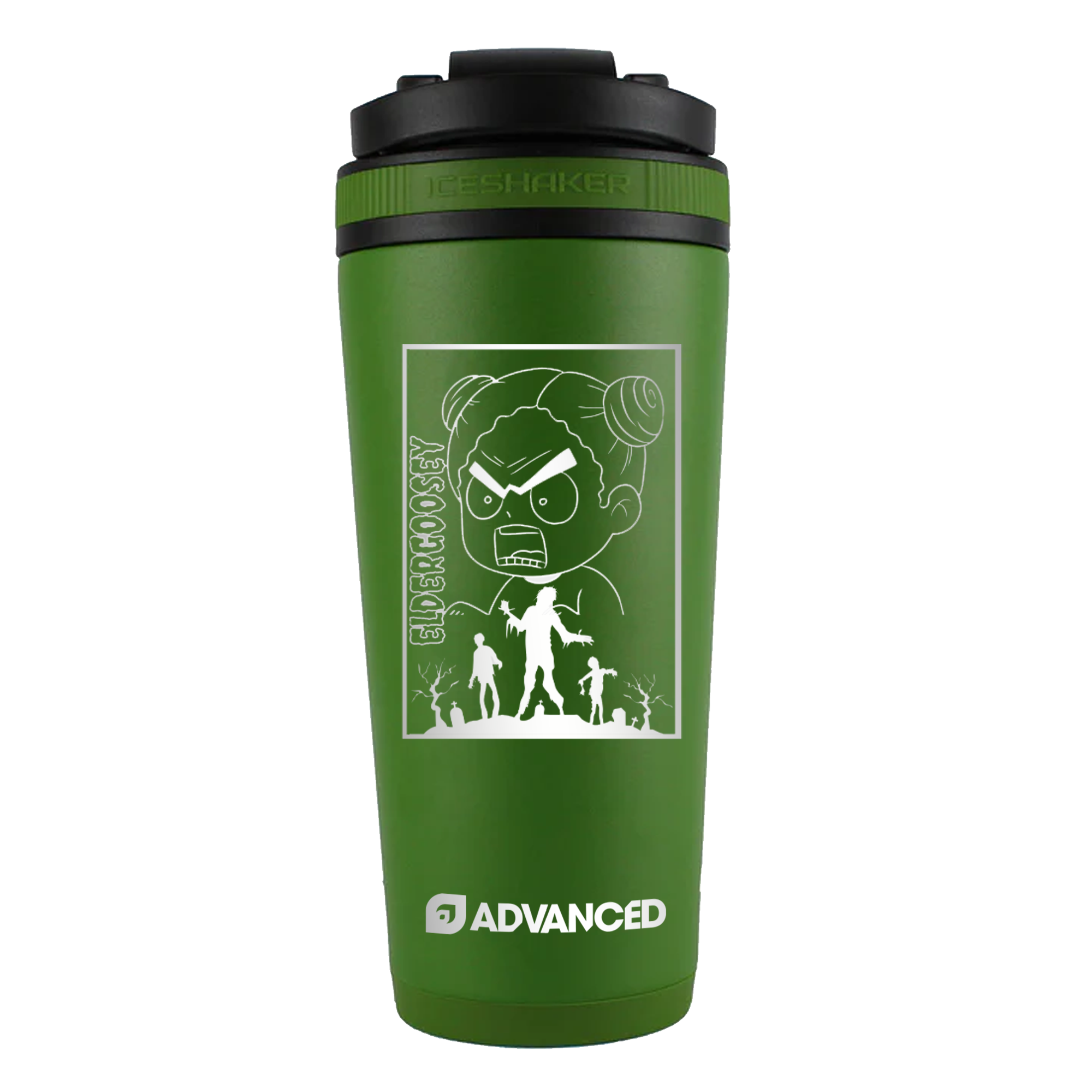 eldergoosey Custom 26oz Ice Shaker - Green