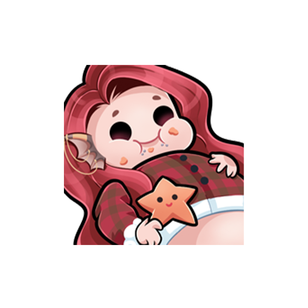 DeadlyDesiree's Fat Christmas Sticker