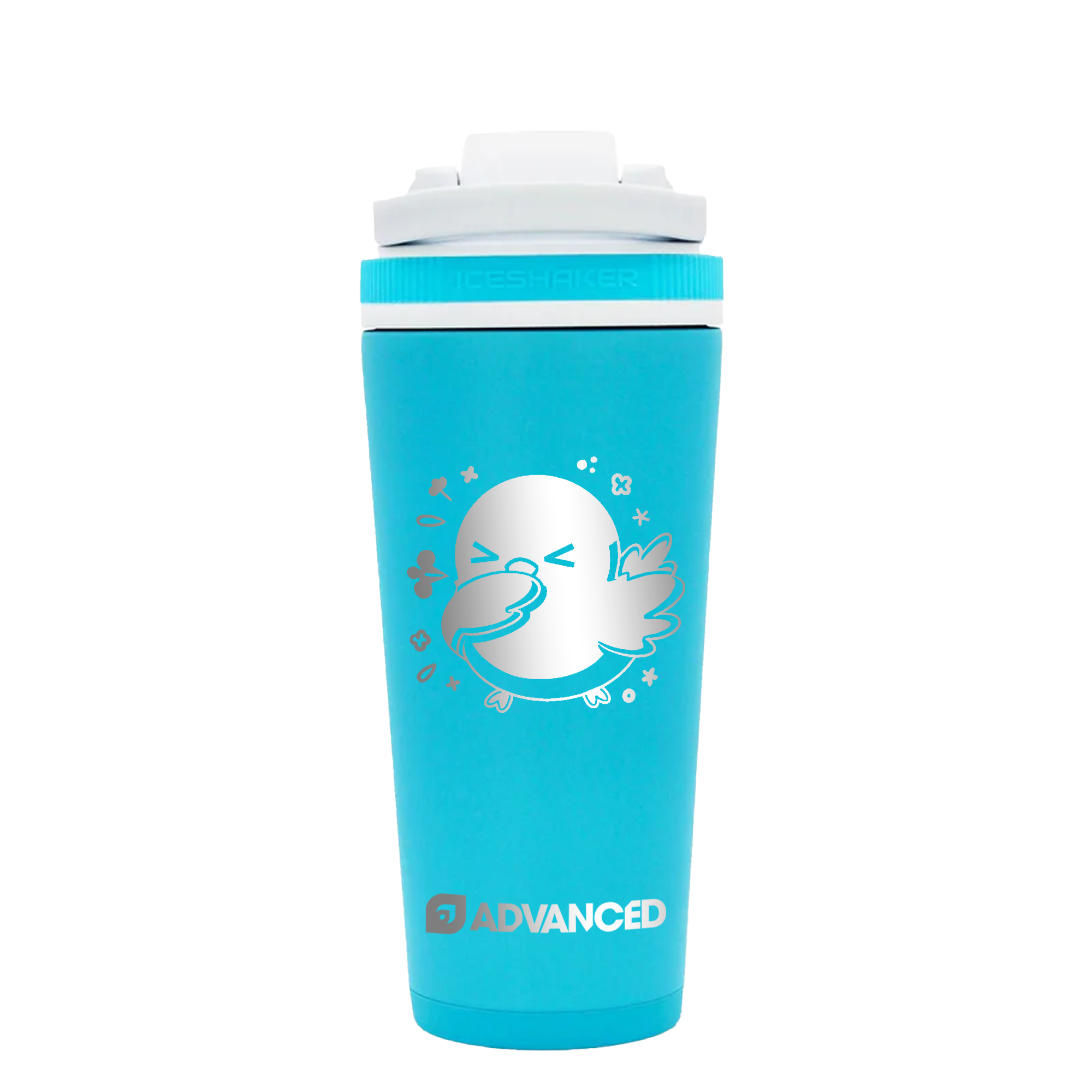 Germdove Custom 26oz Ice Shaker - Caribbean Blue