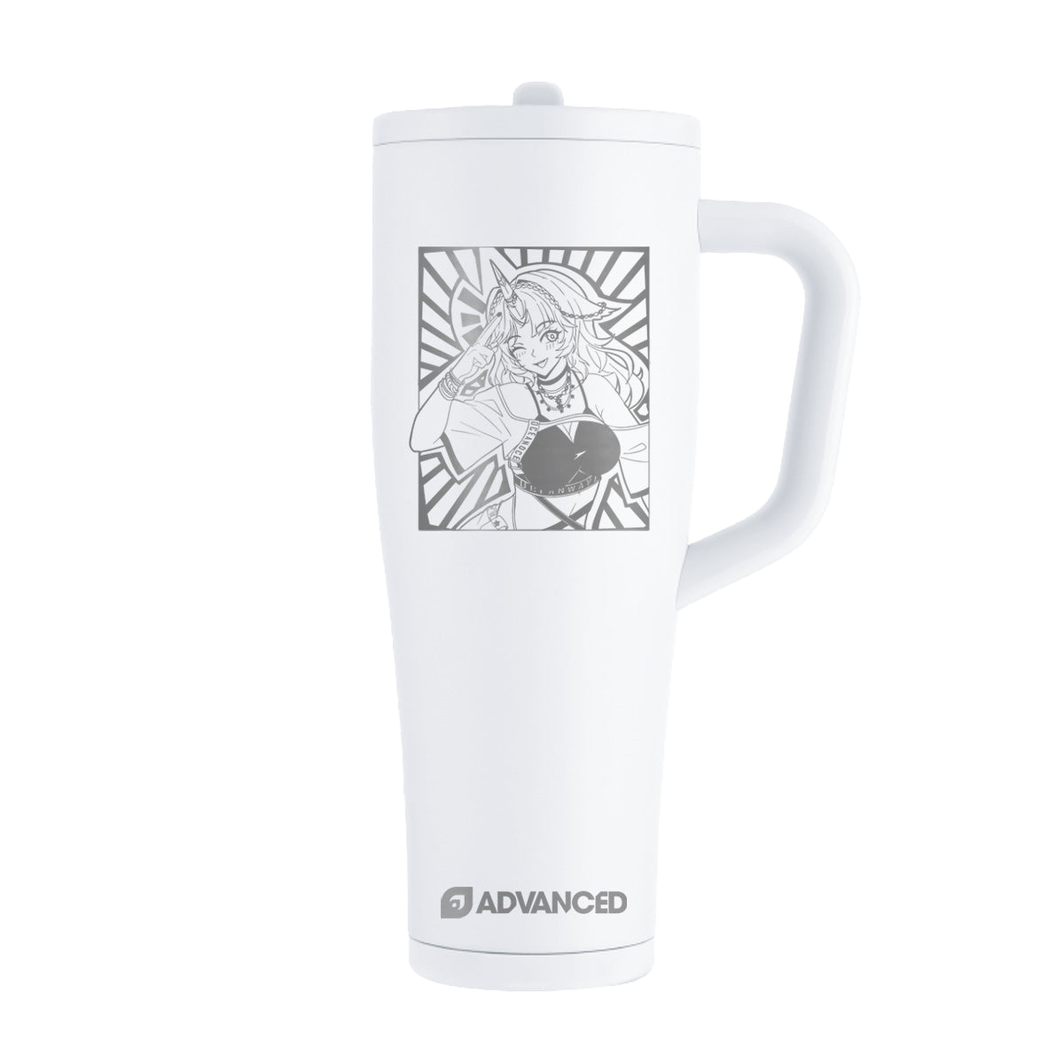 Millie Custom 40oz Legend Series Ice Shaker - White