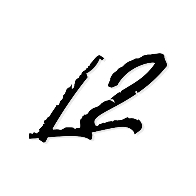 L21saac's Logo Charm - Black
