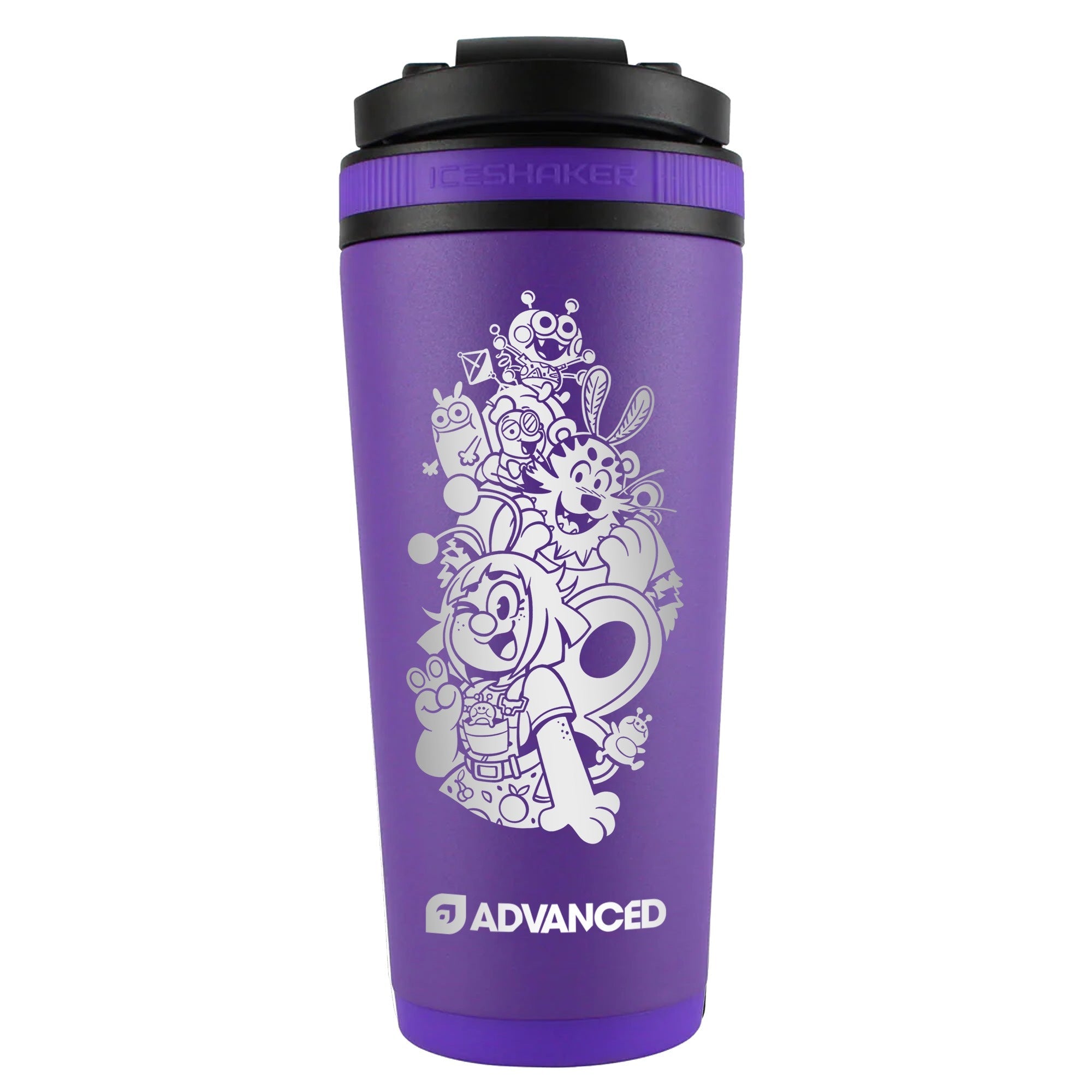 BigNoseBug V2 Custom 26oz Ice Shaker - Purple