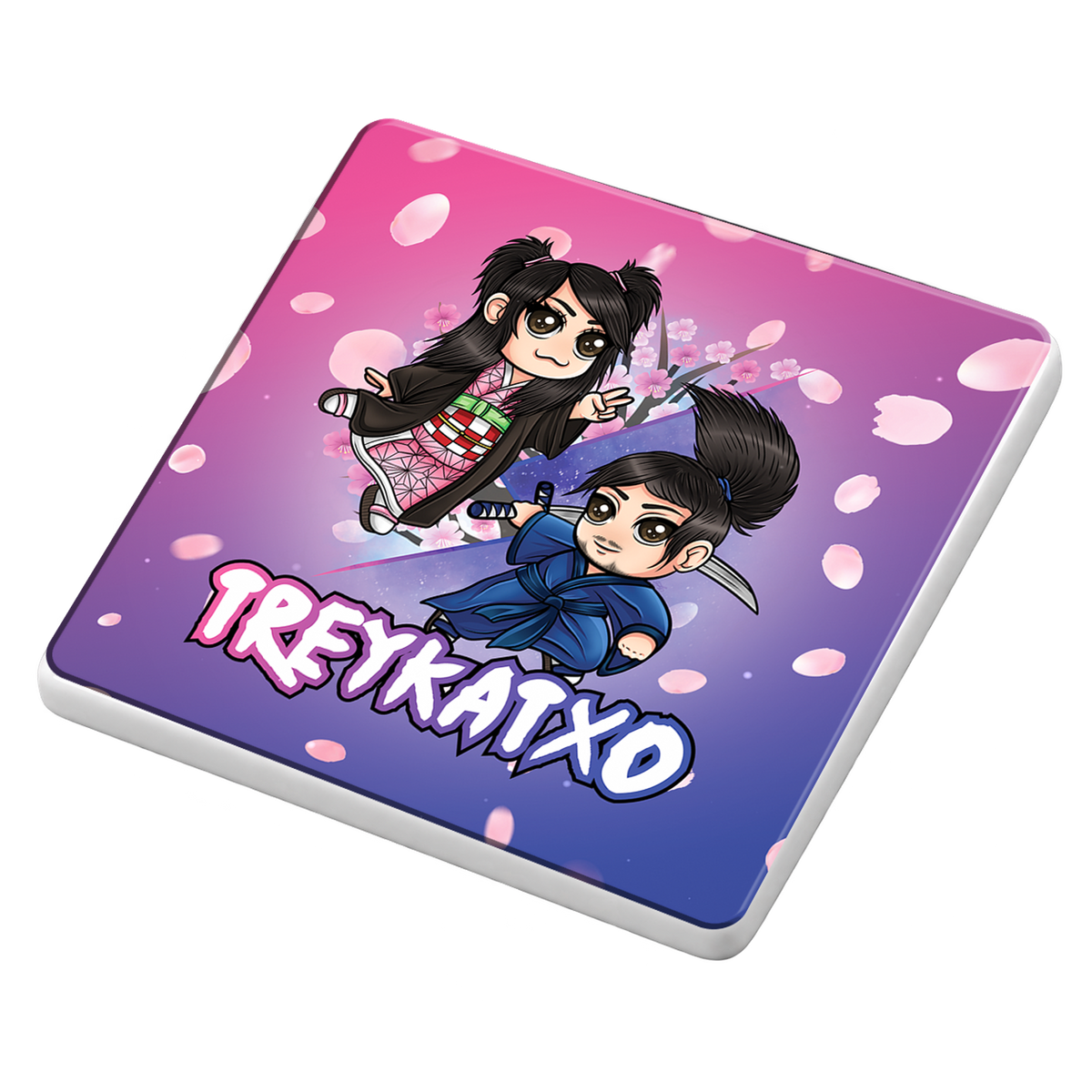 TreyKatxo Halloween Ceramic Coaster