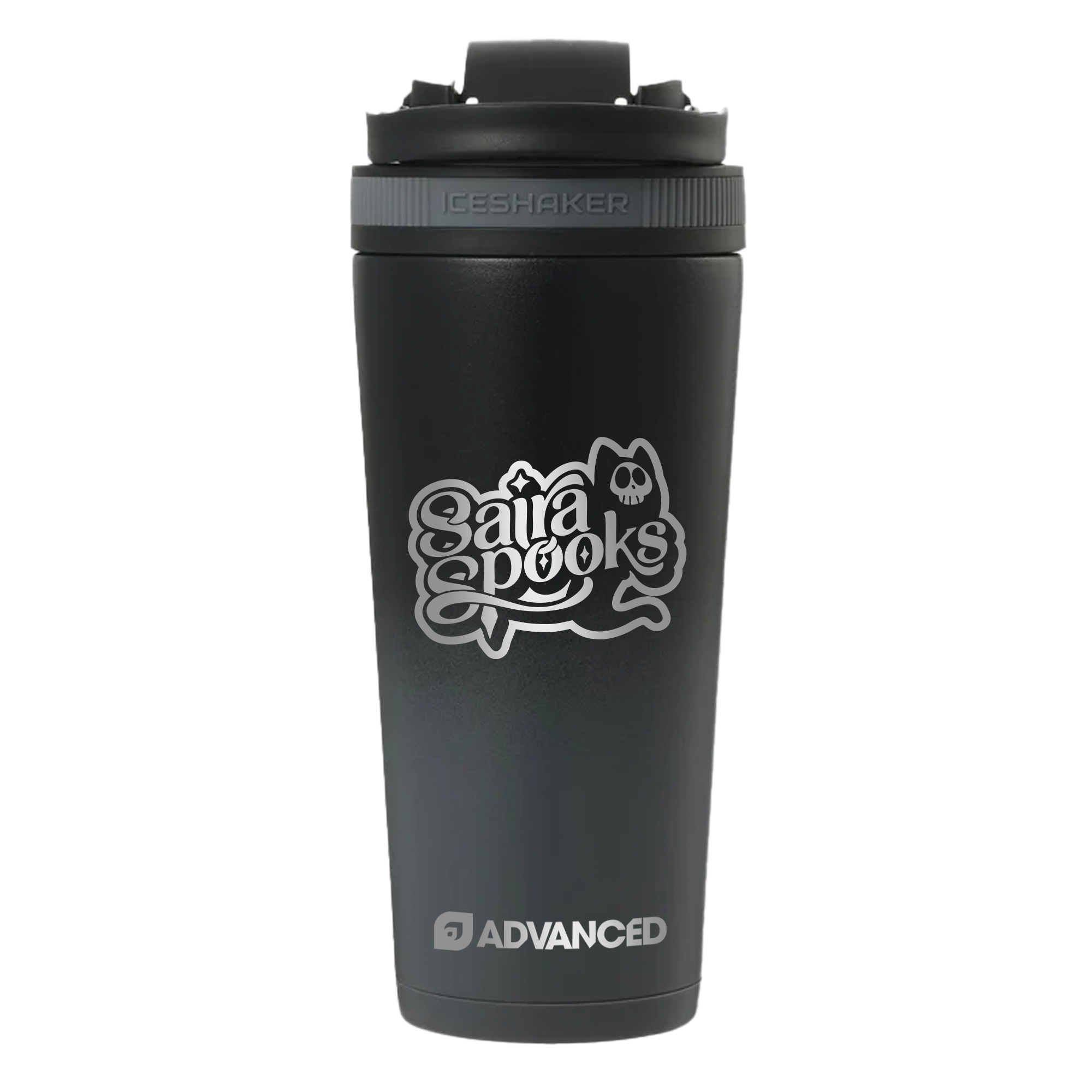 Saira's Custom 26oz Ice Shaker - Grey Color Rush