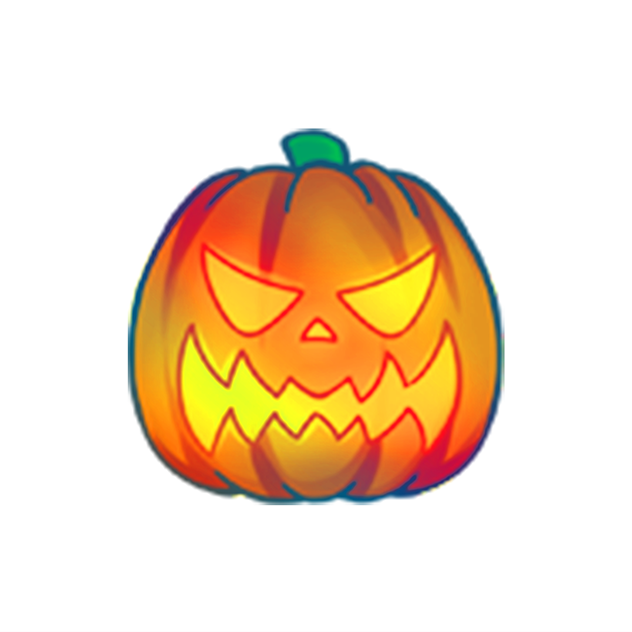 Justine's Halloween Pumpkin Sticker