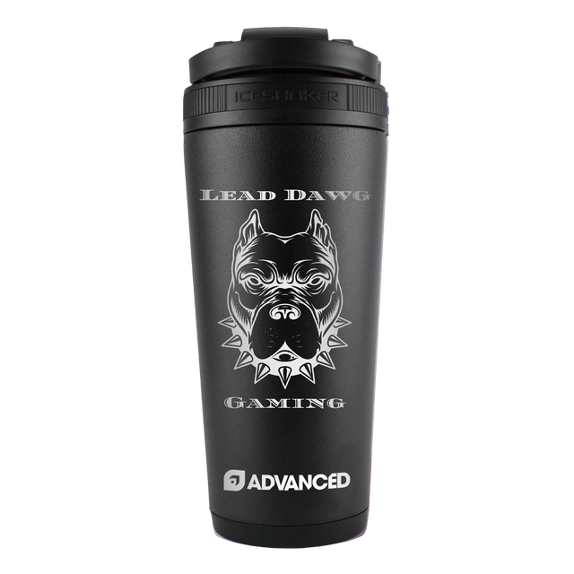 Leaddawg Gaming Custom 26oz Shaker Bottle - Black