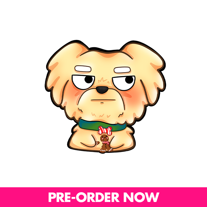 MissRae's Christmas Mad Dog Sticker