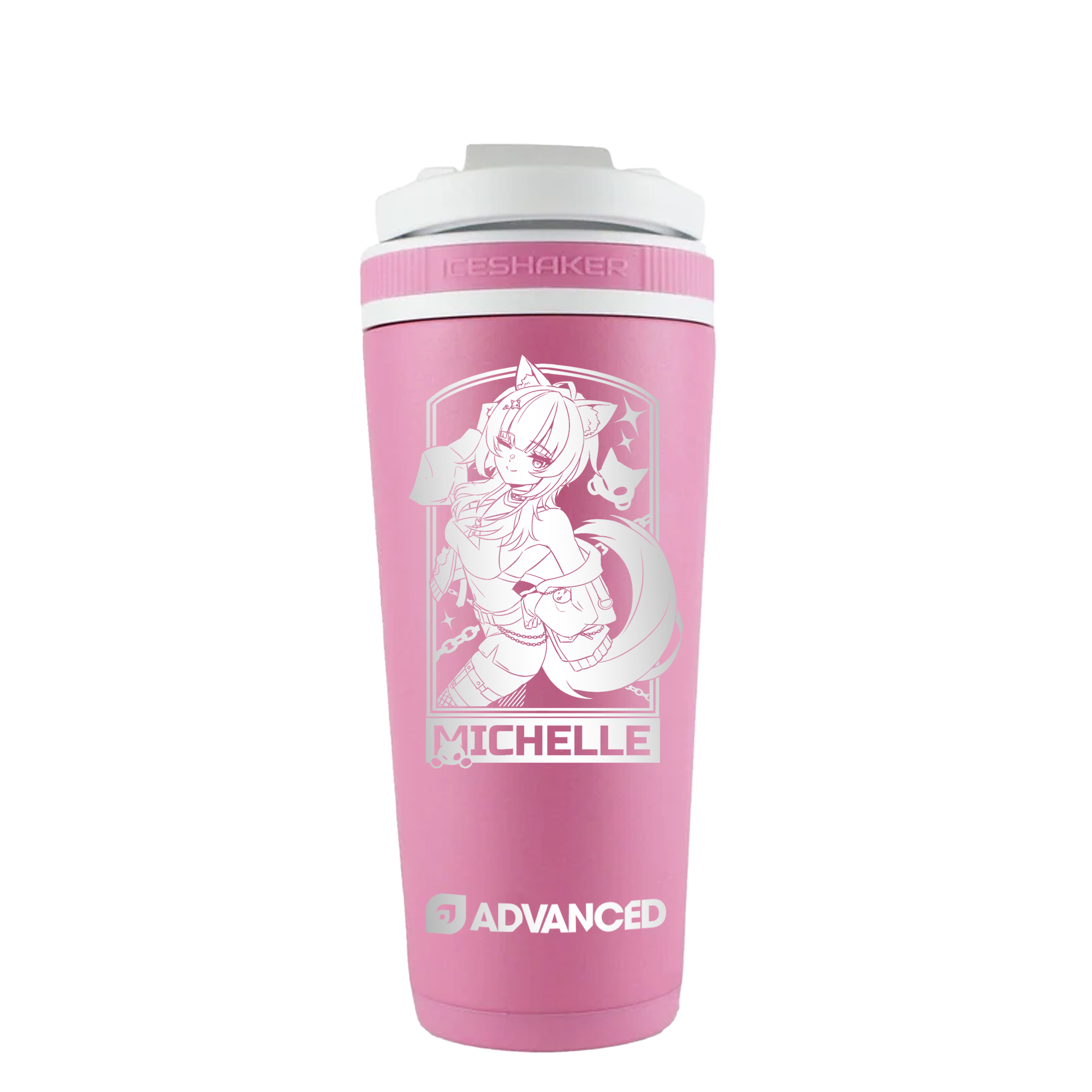 Michelle Free Hugs Custom 26oz Shaker - Pink