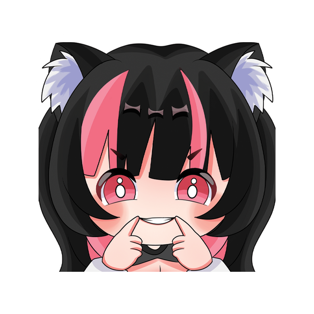 Michelle FreeHugs Evil Smile Sticker