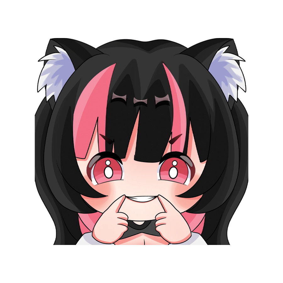 Michelle FreeHugs Evil Smile Sticker