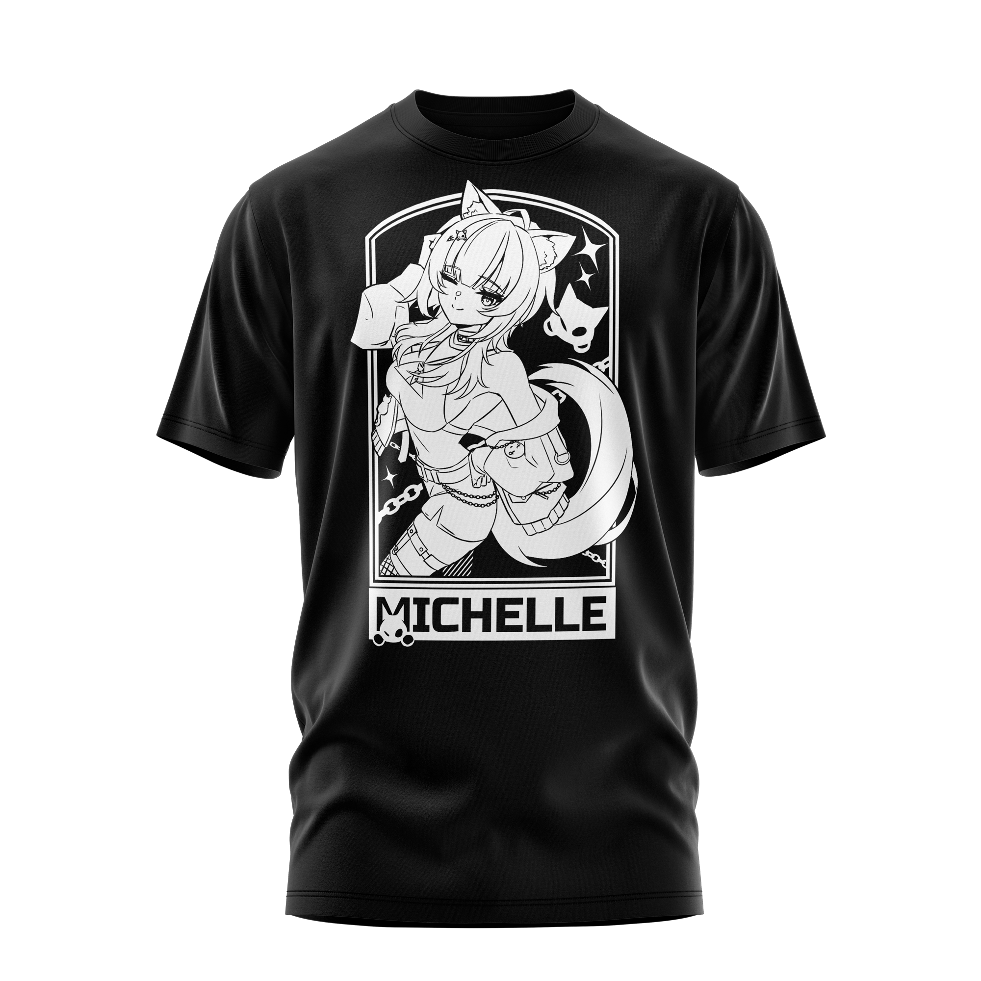 Michelle FreeHugs T-Shirt - Black