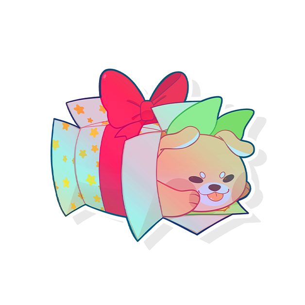 Renn's Christmas Mochi Slide Sticker