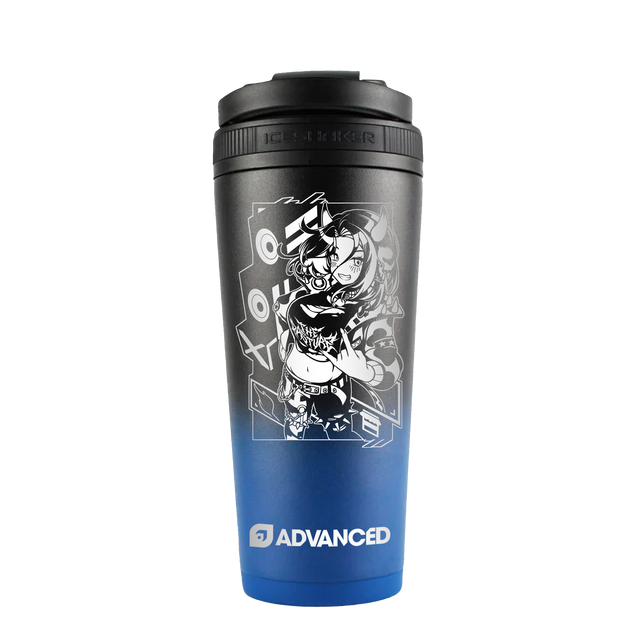 Mooranda Custom 26oz Ice Shaker - Navy Black Ombre