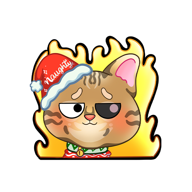 MissRae's Christmas Naughty Sticker