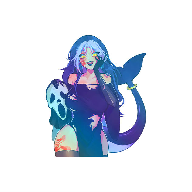 Orca's Ghostface Sticker