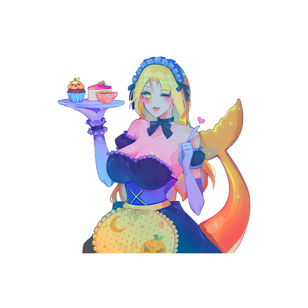 Orca's Maid Sticker