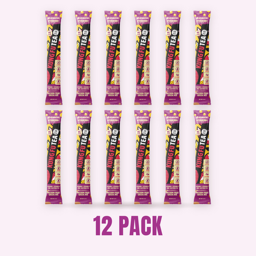 Kung Fu Tea Passion Fruit Green Tea - 12 Stick Packs