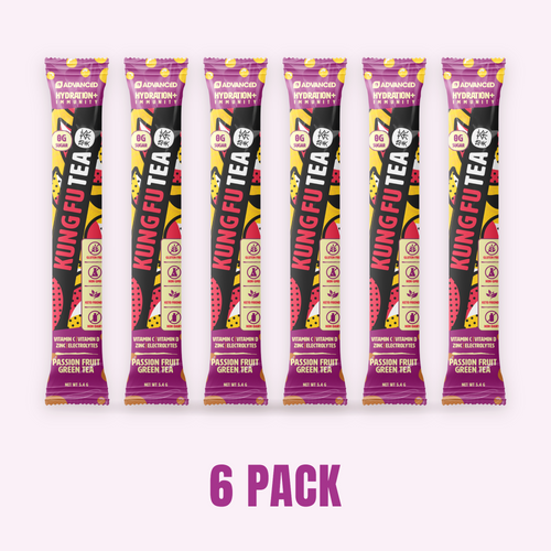 Kung Fu Tea Passion Fruit Green Tea - 6 Stick Pack