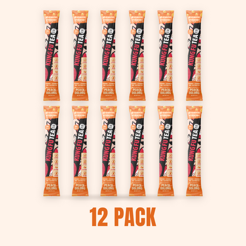 Kung Fu Tea Peach Oolong - 12 Stick Packs