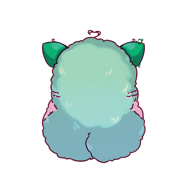 Raemyne's Furry Cheeks Sticker