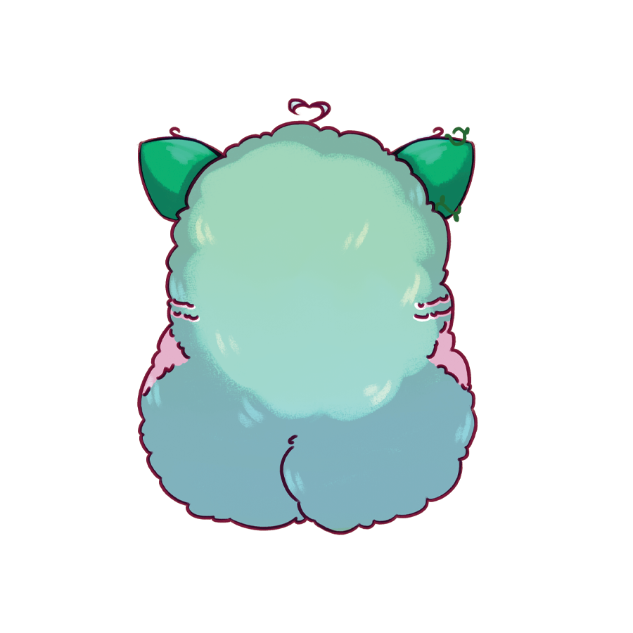 Raemyne's Furry Cheeks Sticker