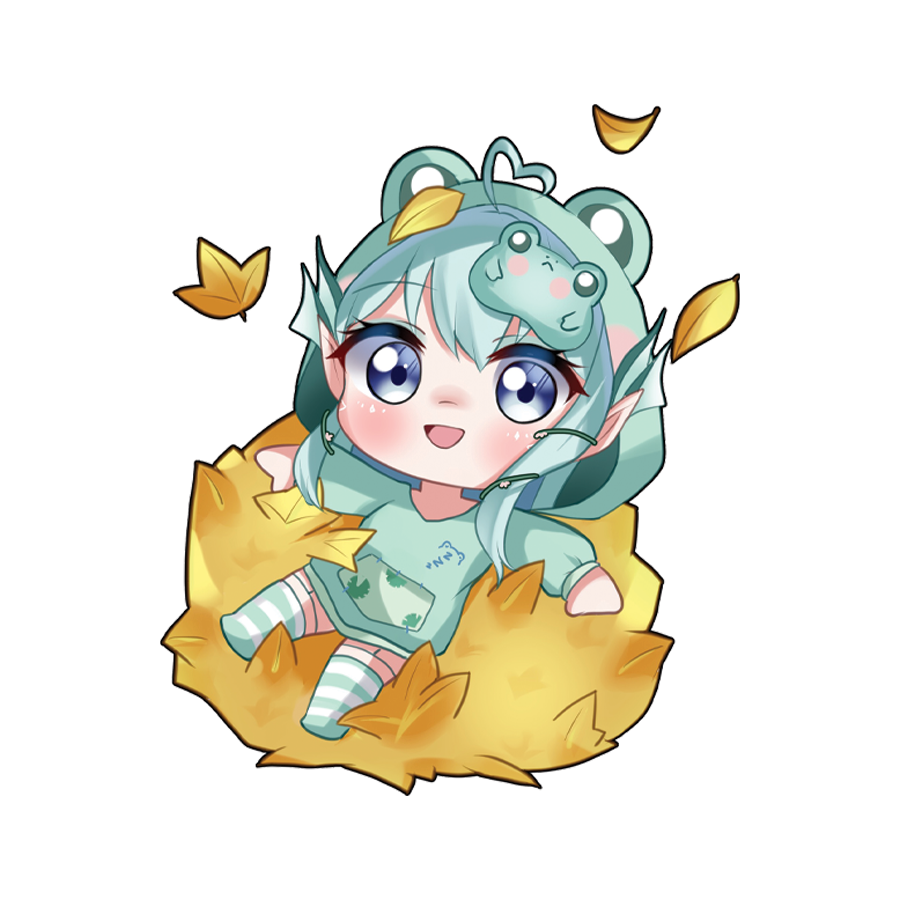 Raemyne's Halloween Fall Leaf Sticker