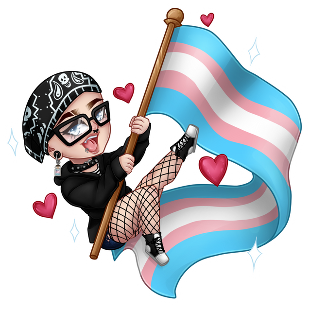 Riot's Pride Trans Sticker
