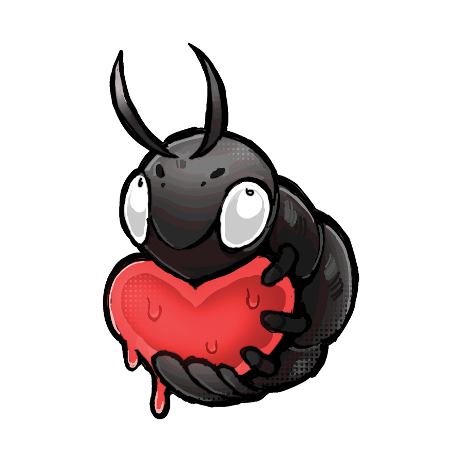 Samara AVI Buhpy Heart Sticker