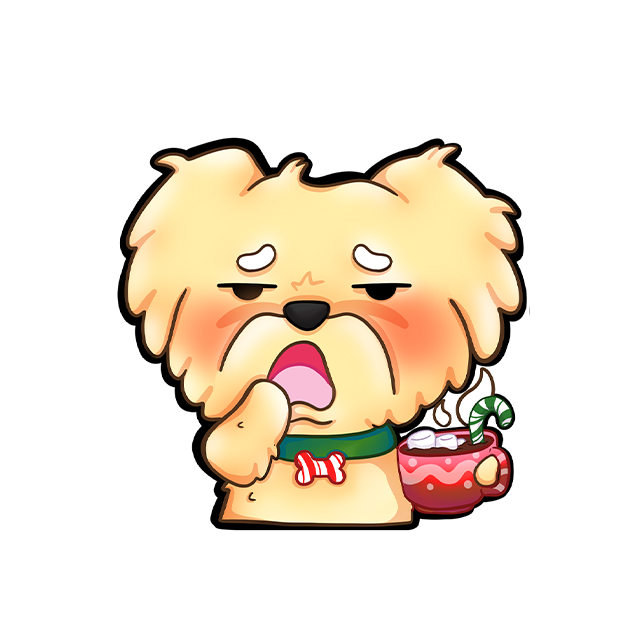 MissRae's Christmas Sleepy Sticker