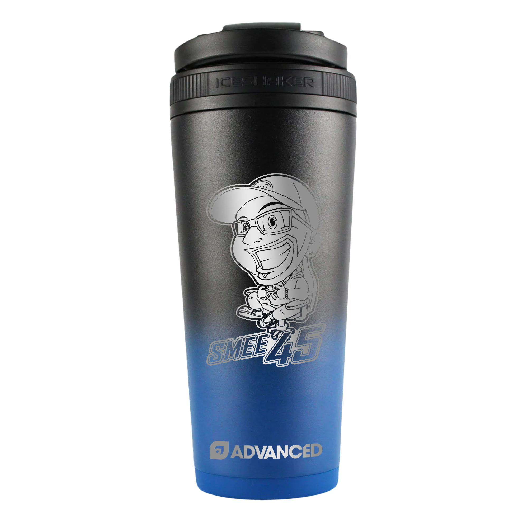 Smee 45 Custom 26oz Ice Shaker - Navy Black Ombre