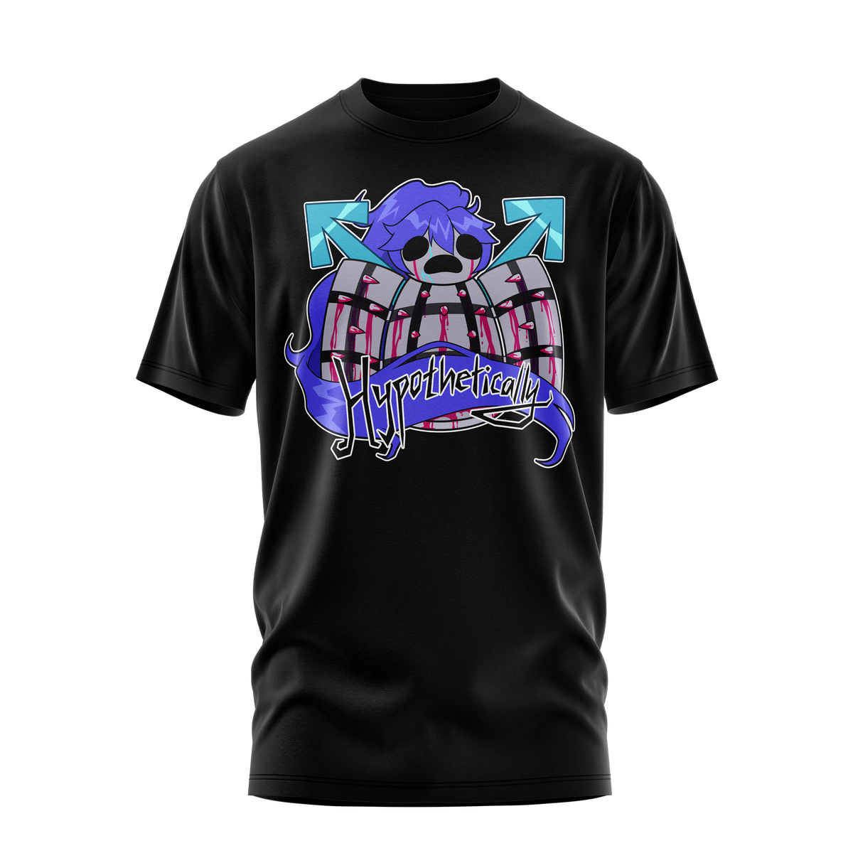 SuiROBO Iron Maiden Hypothetical - Juiced Black T-Shirt