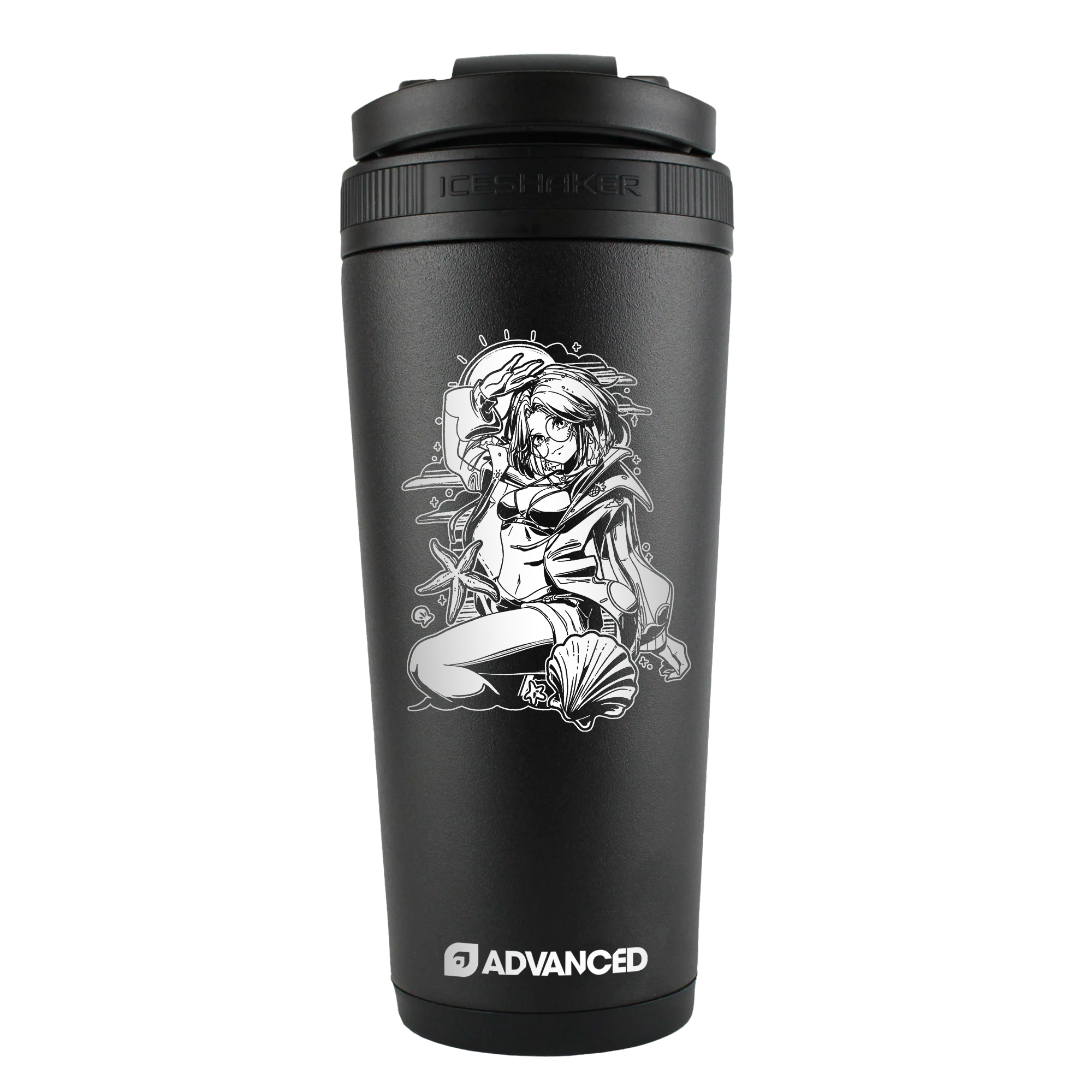 SummerSeaChels Custom 26oz Shaker - Black