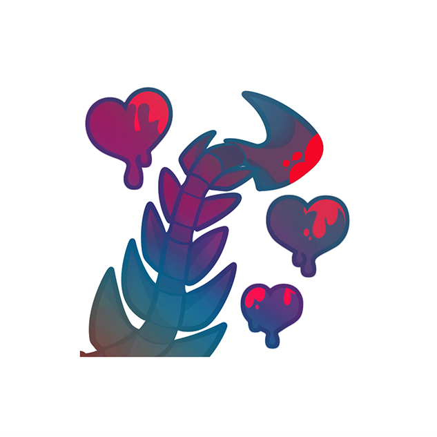Vexmlk Tail Love Sticker