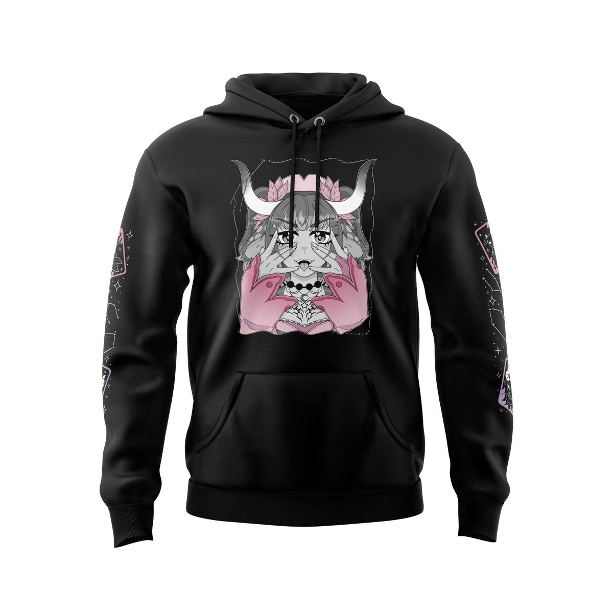 Tauralite Black Hoodie