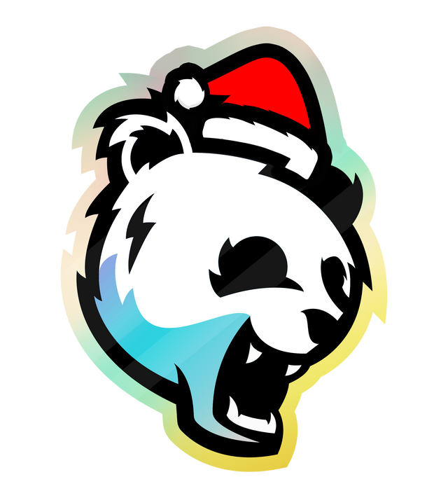 Panduh's Christmas Santa Sticker