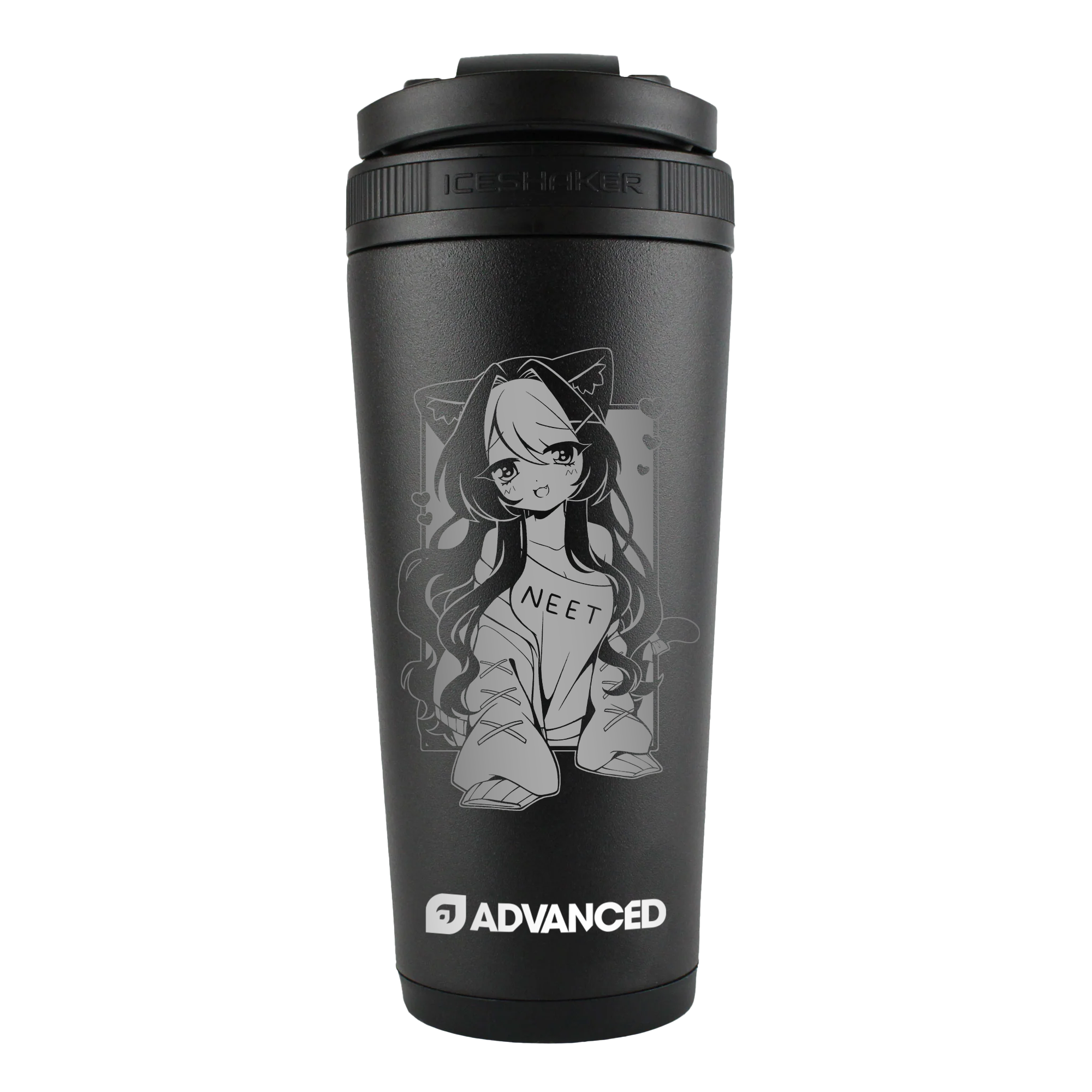 Strawb V2 X ADVANCED Premium 26oz Ice Shaker - Black